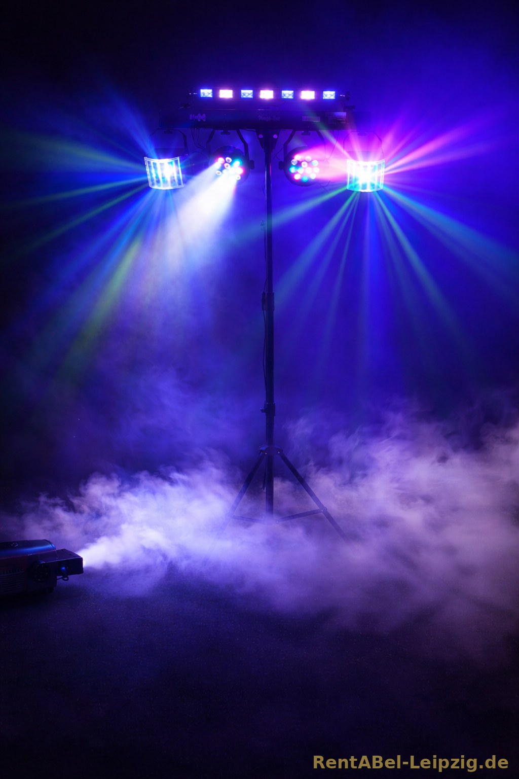 LED Partylicht STAGE-BAR 5 Nebelmaschine mieten Leipzig